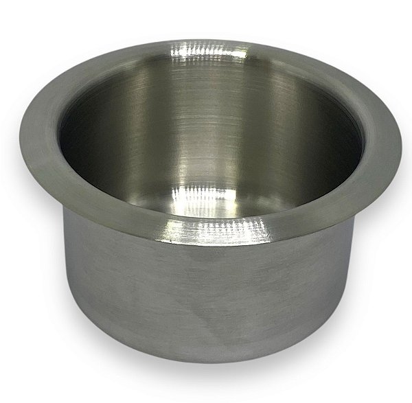 Porta copos inox de embutir