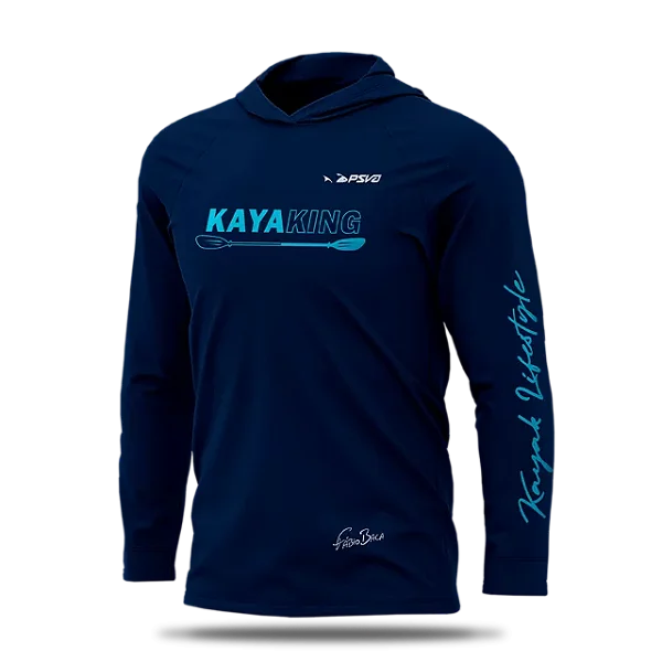 Camiseta Presa Viva Poliamida PSVA c/ Capuz - G azul marinho 2381