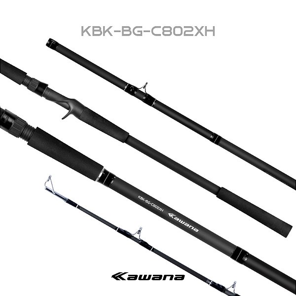 Vara Kawana KBK-BG C-802XH 2 partes carretilha