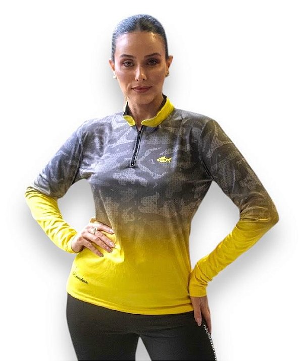 Camiseta  Iscamarina Preto-Amarelo - M