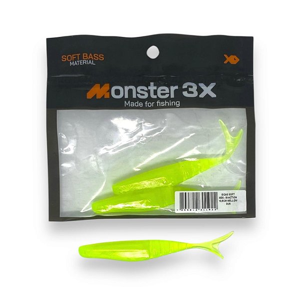 Isca Monster 3X Soft M-ACTION 10,5CM - MELLOW 3UN