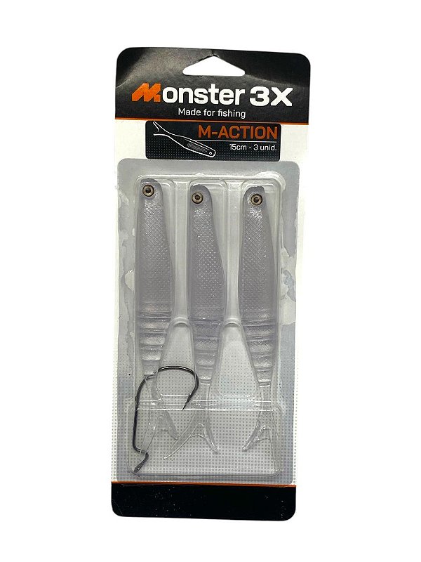 Isca Monster 3X Soft M-ACTION 15CM - NEW SHINE 3UN