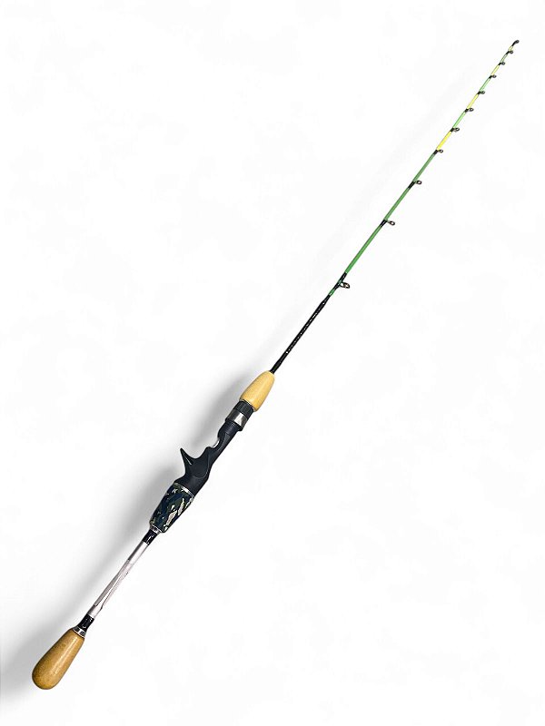 Vara Artesanal Mont Blanc 133 126g 6/20lb carretilha 1,33m carbono e gel