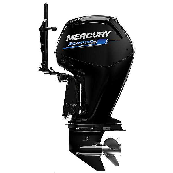 Motor de popa Mercury 115 HP ELPT EFI 4T Sea Pro Mid Tiller (manche) Partida Elétrica e Power trim rabeta 20"- Preço CNPJ ou Produto Rural