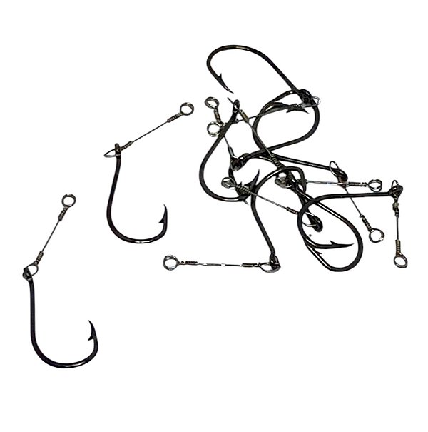 Anzol Marine Sports Chinu Black Encastoado N.4 com 10 un.