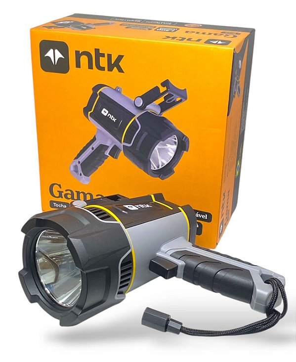 Tocha Gama NTK 1500 Lumens Recarregável USB
