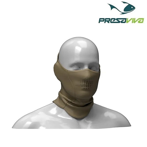 Breeze Buff Tube Neck Premium - Ref 36 Power Soft Caqui - UNICO Presa Viva Bandana