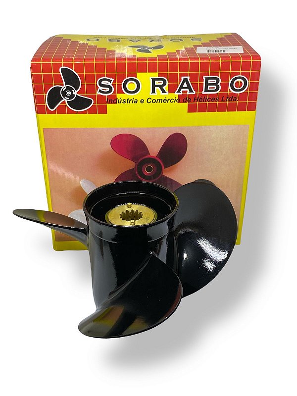 Hélice Mercury 30/70 2T e 50/60 4T 10 1/8 x 15 - Marca Sorabo