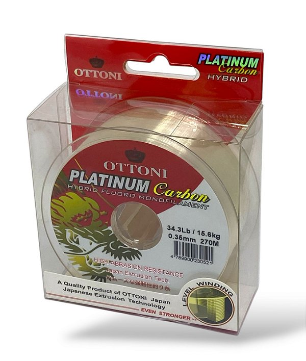 Linha Platinum Fluorcarbon Leader Box 0,35mm 270m