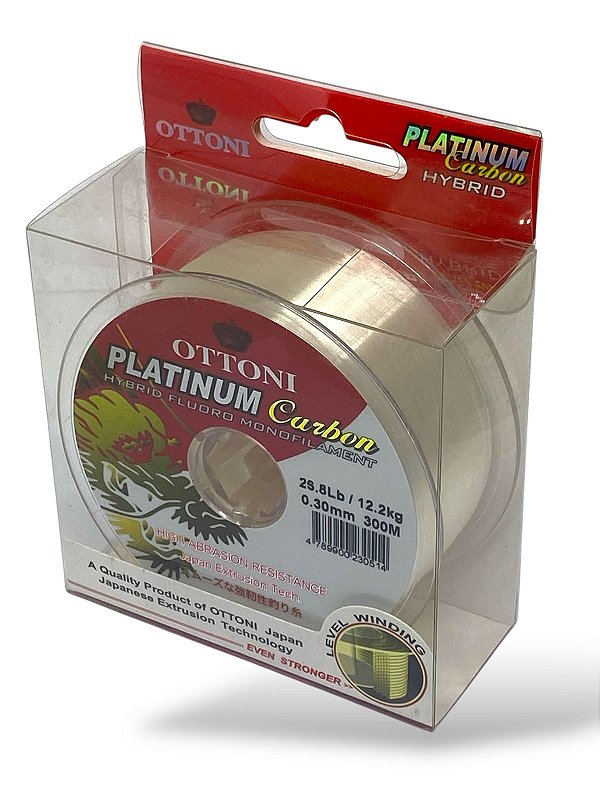 Linha Platinum Fluorcarbon Leader Box 0,30mm 300m