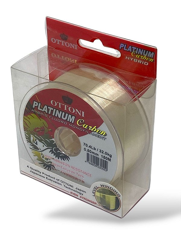 Linha Platinum Fluorcarbon Leader Box 0,50mm 150m