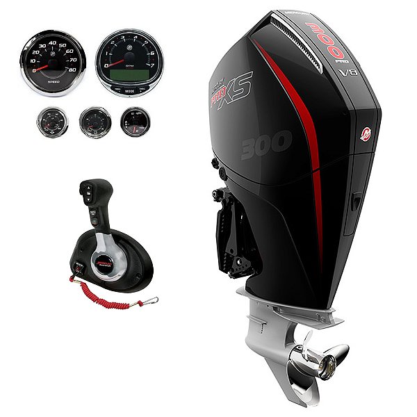 Motor de popa Mercury 300HP EFI PRO XS V8 L 20 polegadas Com. DTS Eletronico 4 tempos - Faturamento INSCRIÇÃO ESTADUAL E PRODUTOR RURAL REGIÃO NORTE, NORDESTE E CENTRO-OESTE