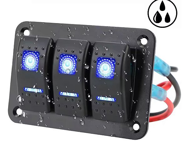 Painel elétrico 3 teclas