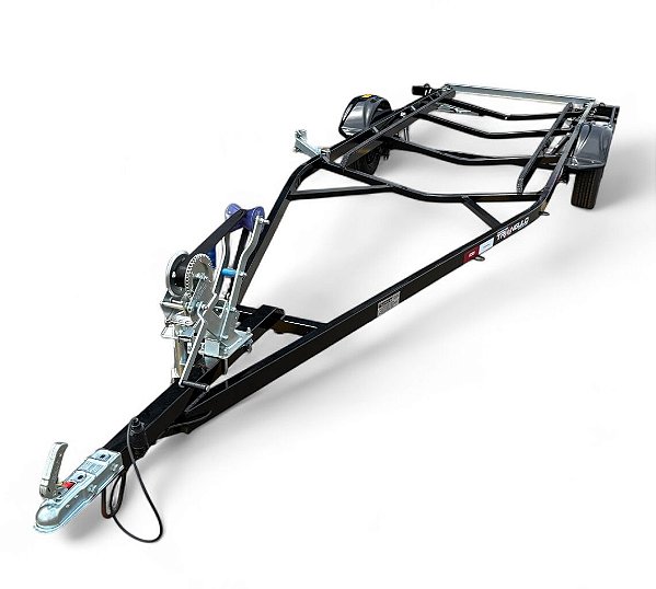 Carreta Calandrada para barcos com motor até 60 HP