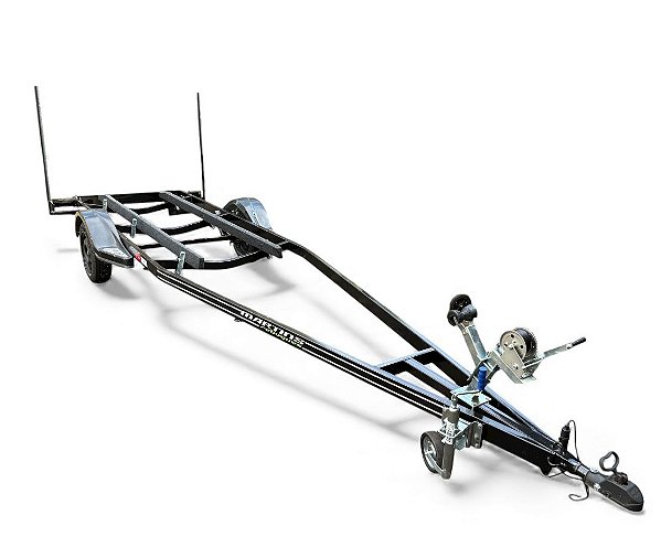 Carreta Rodoviária Luxo para barcos de alumínio com motores até 60 hp