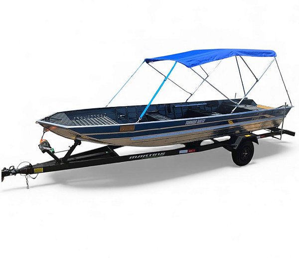 Barco Tornado 500 semi chato borda alta + Carreta Rodoviária 5 m