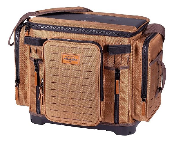 Bolsa Plano Guide Series Tackle Bag XL Plabg371 c/ 7 estojos 3700 + 3 estojos 3600 - Dimensões 48x35x30cm