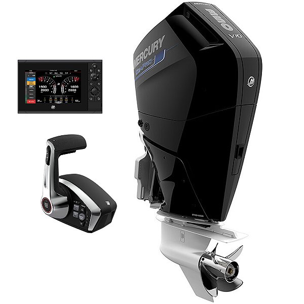 Motor de popa Mercury Verado 350 HP Sea Pro EFI 4T V10 Rabeta XL 25" DTS - Faturamento INSCRIÇÃO ESTADUAL E PRODUTOR RURAL REGIÃO NORTE, NORDESTE E CENTRO-OESTE