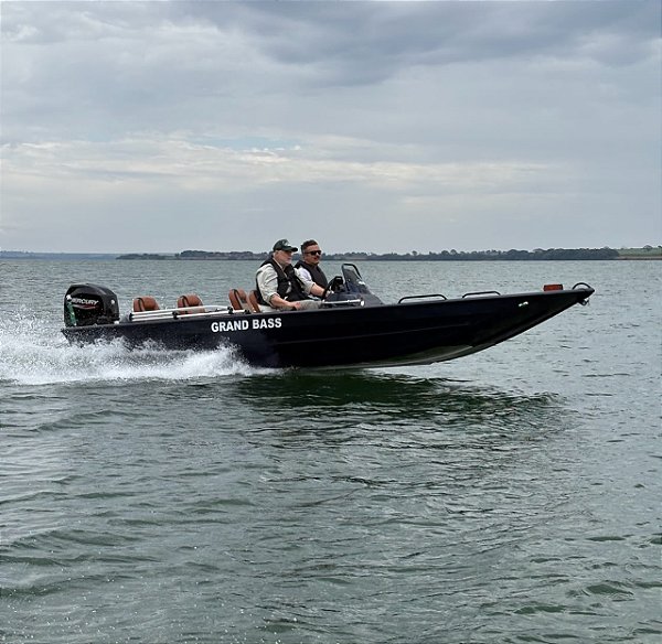 BARCO MARTINELLI GRAND BASS G3 FREEDECK + MERCURY 60 HP 4T ELPT FAT. PJ ou PROD. RURAL + CARRETA RODOVIÁRIA E ACESSÓRIOS DE MONTAGEM