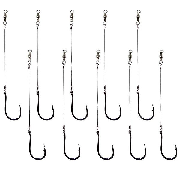 Anzol Encastoado Pinnacle Chinu Ring nº 12 c/ girador 10 un