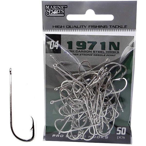 Anzol Marine Sports 1971N n. 04 cartela com 50