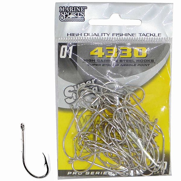 Anzol Marine Sports 4330 n. 01 cartela com 50