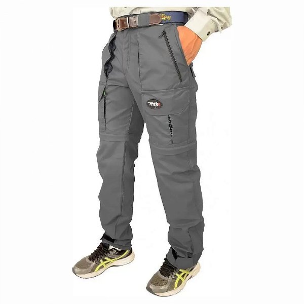 Calça bermuda MTK Amazon Tam: 48 - Cor cinza escuro