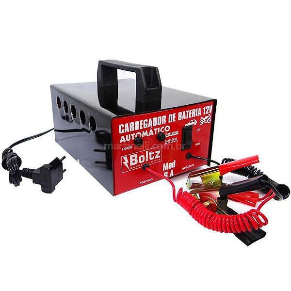 Carregador de Bateria Boltz 6A bivolt