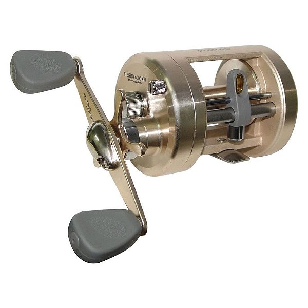 Carretilha Marine Sports Fierro 6000 XW - 5 Rolamentos, cap. 200m linha 0,40mm - Direita - Perfil Alto