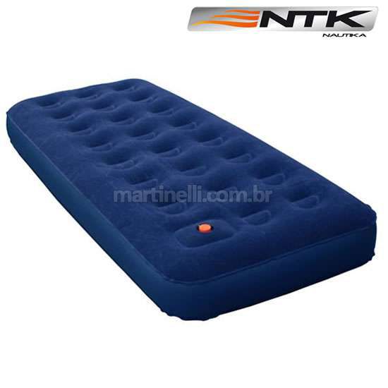 Colchão inflável Nautika Zenit Solteiro 1,87m X 77cm + Bolsa + Kit de reparos
