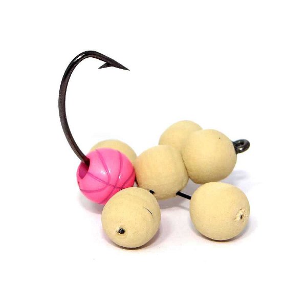 Isca Anteninha Cruzada Bege