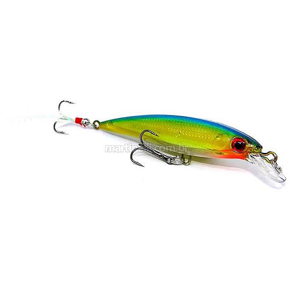 Isca artificial Action Raptor-X 85 cor: 4 Verde e Amarelo