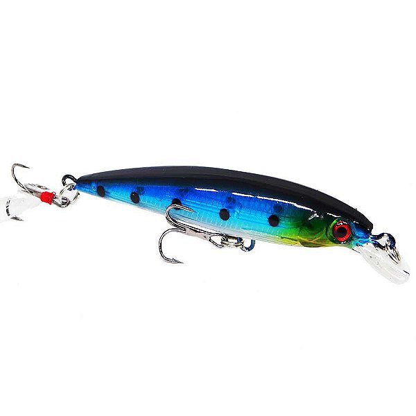 Isca artificial Action Raptor-X 85 cor: 7 Azul c/ Pintas