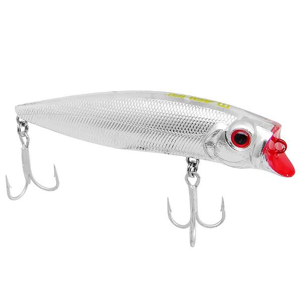 Isca artificial Maruri Max 90 Magnetic - cor cromo