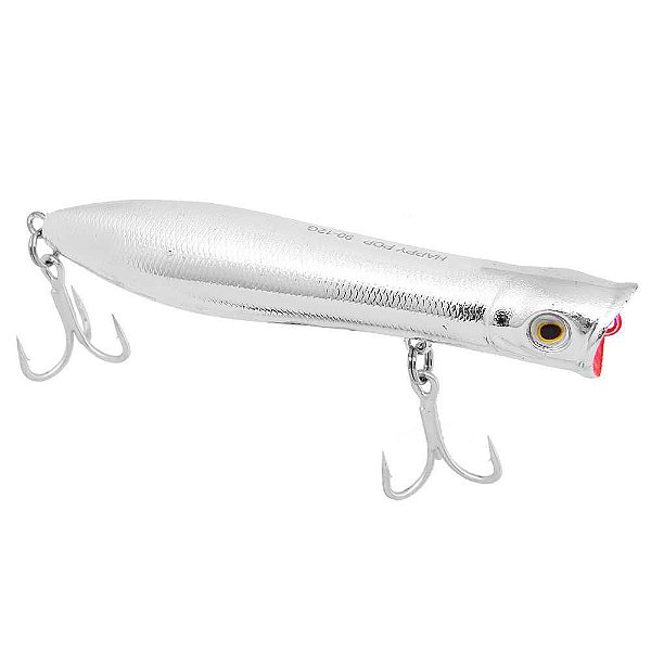 Isca Artificial Maruri New Happy Pop 90f Cor Cromo