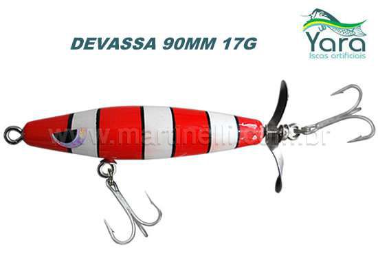 Isca artificial Yara Devassa 90mm 17G cor 16 - Coral