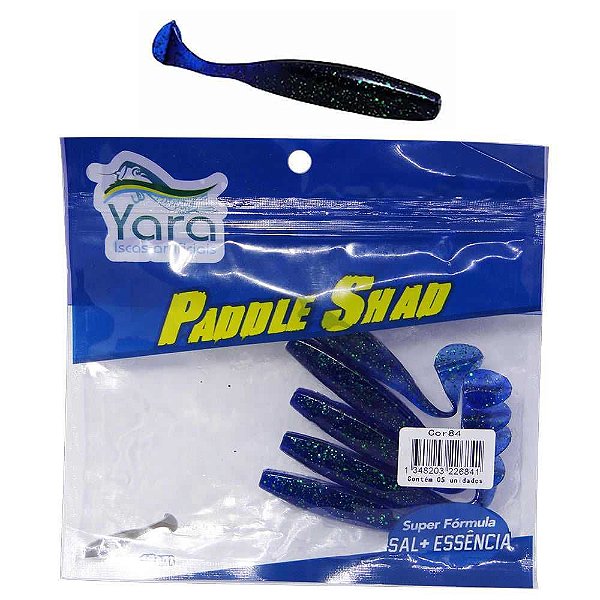 Isca artificial Yara Paddle Shad 10cm Cor 83 Azul 2684