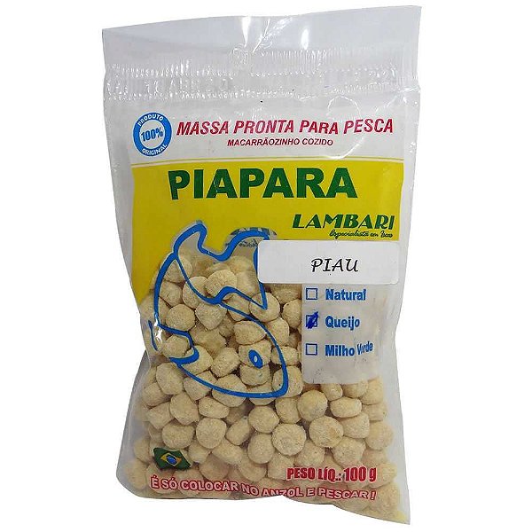 Isca Ceva Macarrão Piau 100g - Sabor Queijo