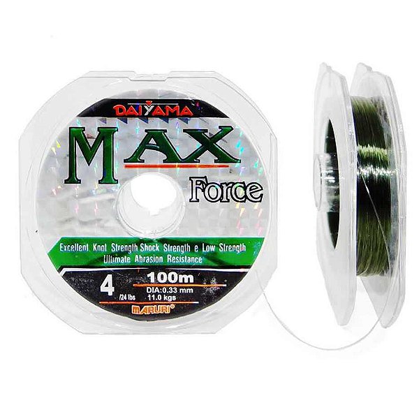 Linha Maruri Max Force Nylon 0,31mm - 100m