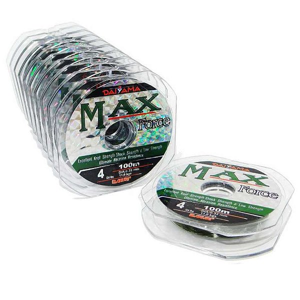 Linha Maruri Max Force Nylon 0,70mm - 100m