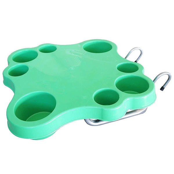 Mesa Interna Narciso p/ Barco c/ Porta Copos verde 0384