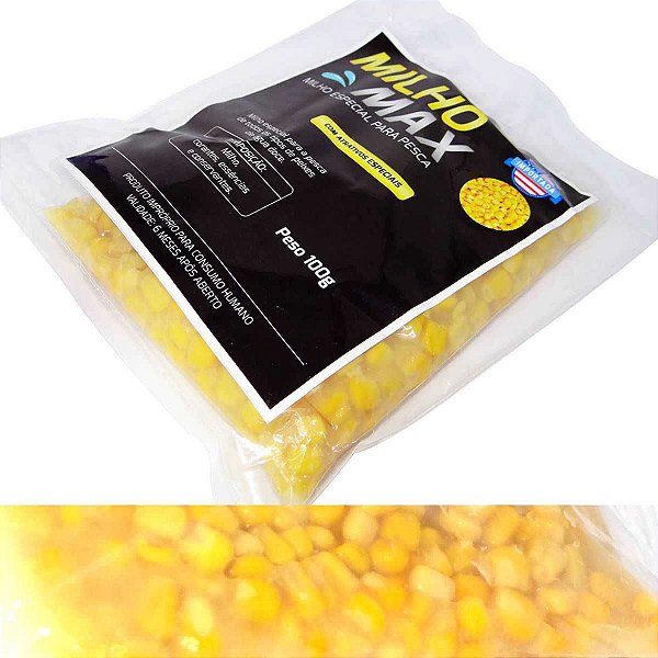 Milho Max c/ Atrativos Especiais Peixes água doce 100 gr