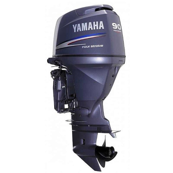 Motor de popa Yamaha F 90 4 Tempos - BETL EFI - Elétrico com Motor de popa Yamaha F 90 4 Tempos - BETL EFI - Elétrico com