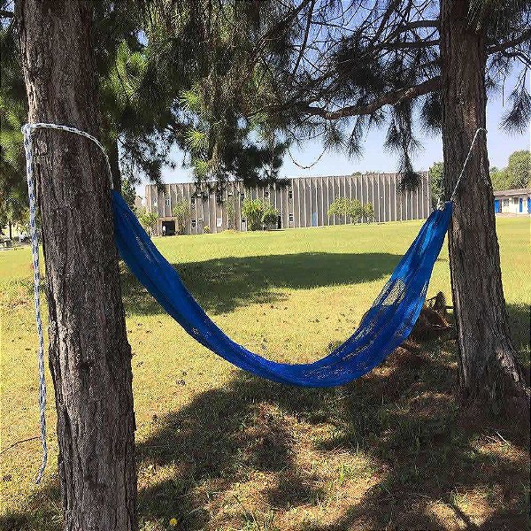 Rede de descanso relax até 150 kg- Azul