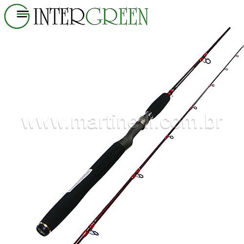 Vara Intergreen Rubi - 12-30lbs - 1,82m - RBS60H-2 - (molinete) - (duas partes)