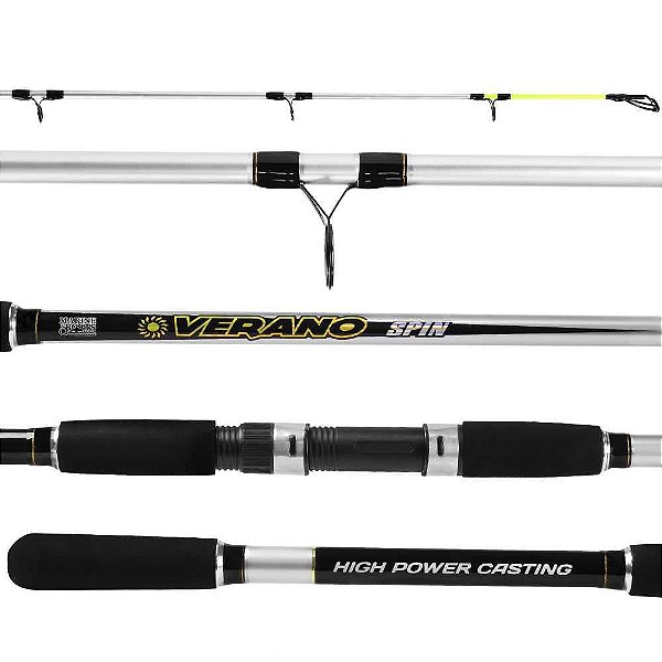 Vara Marine Sports Verano Spin Vsr-702h 15-30lb 2,10m (2 partes) (molinete)