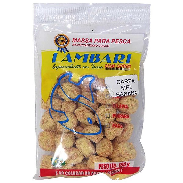 Massa Carpa Banana Mel Amendoim 100g