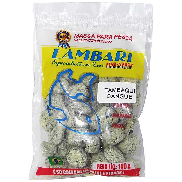 Massa Pronta lambari Sport Fish Tambaqui Sangue 100g