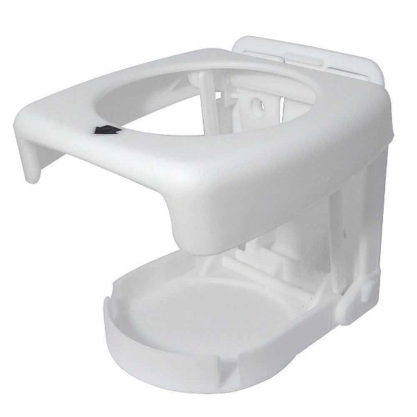 Porta copos dobrável Branco, ideal para sua embarcação