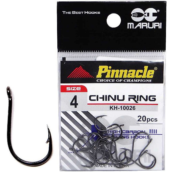 Anzol Pinnacle Chinu Ring mini KH-10026 - N4 com 20 un.